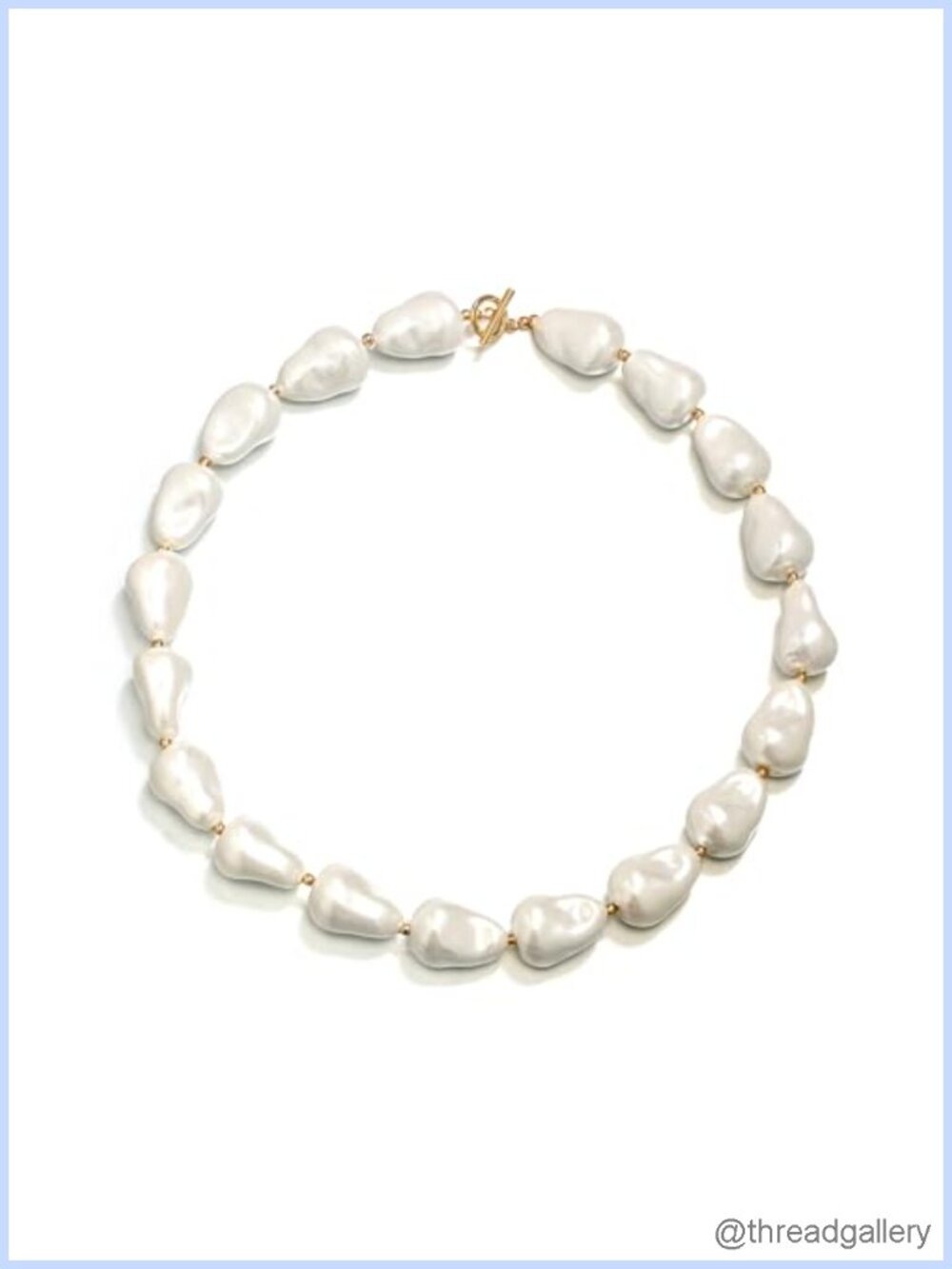 EleQueen Simulated Pearl Statement Choker Necklace for Women Vintage Beads